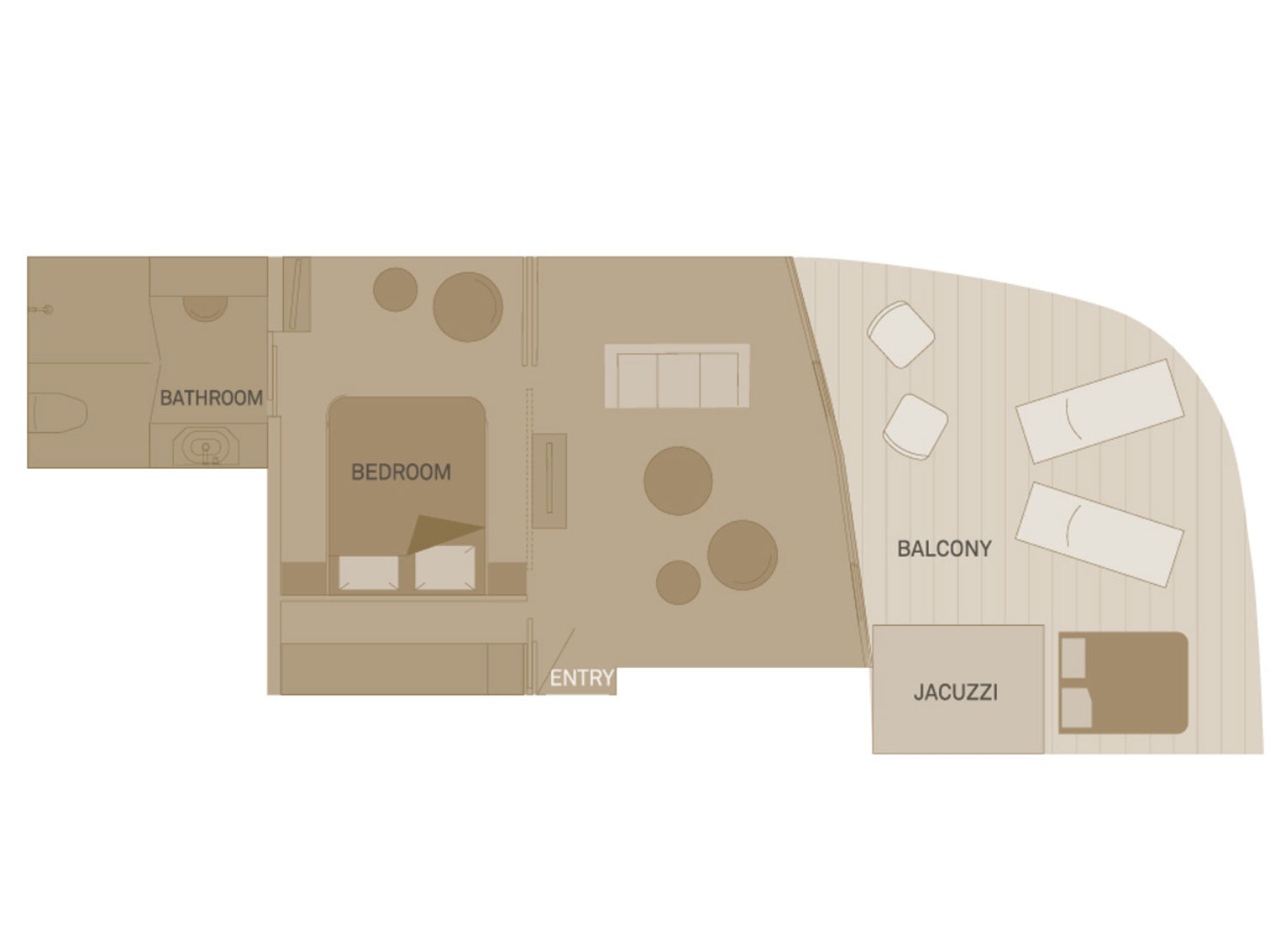 Schematic of the Royal Panorama Suite 