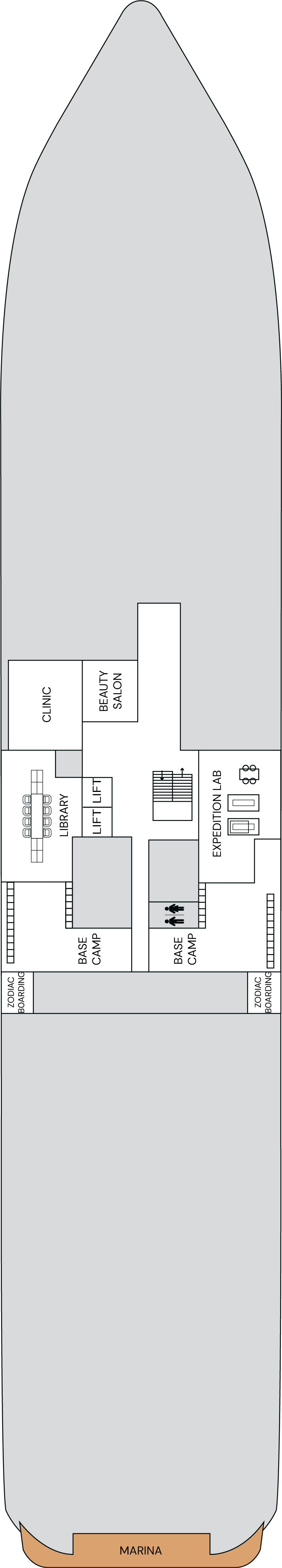 Deck 3 deck plan for SH Minerva