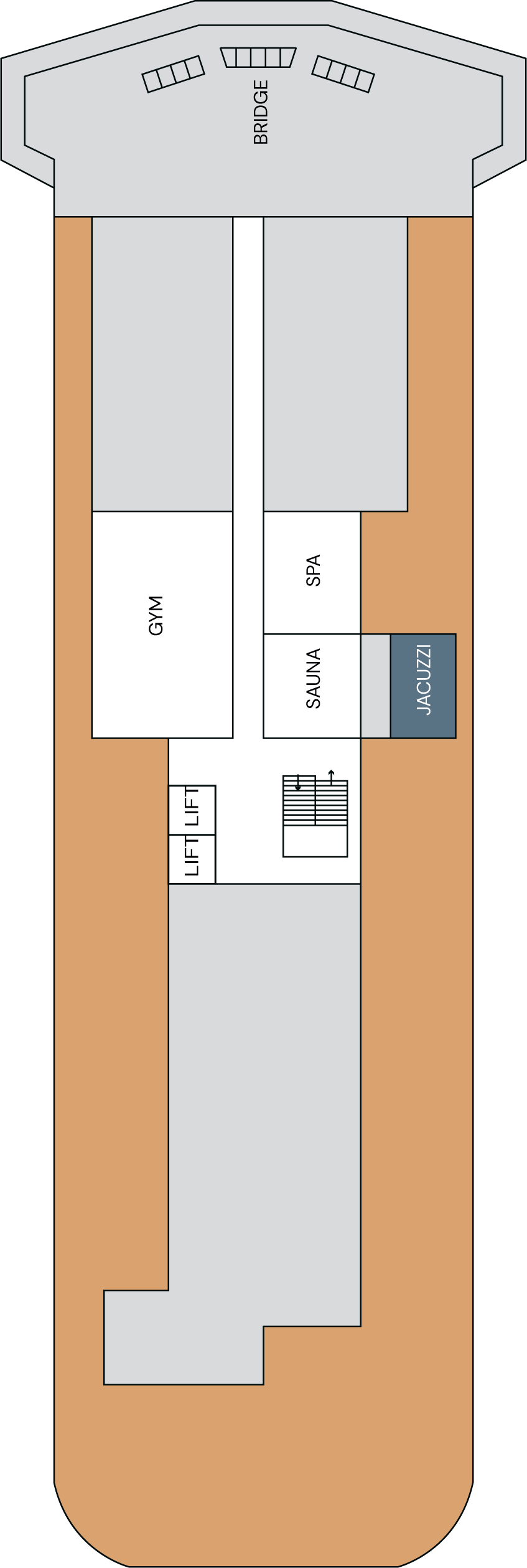 Deck 8 deck plan for SH Minerva