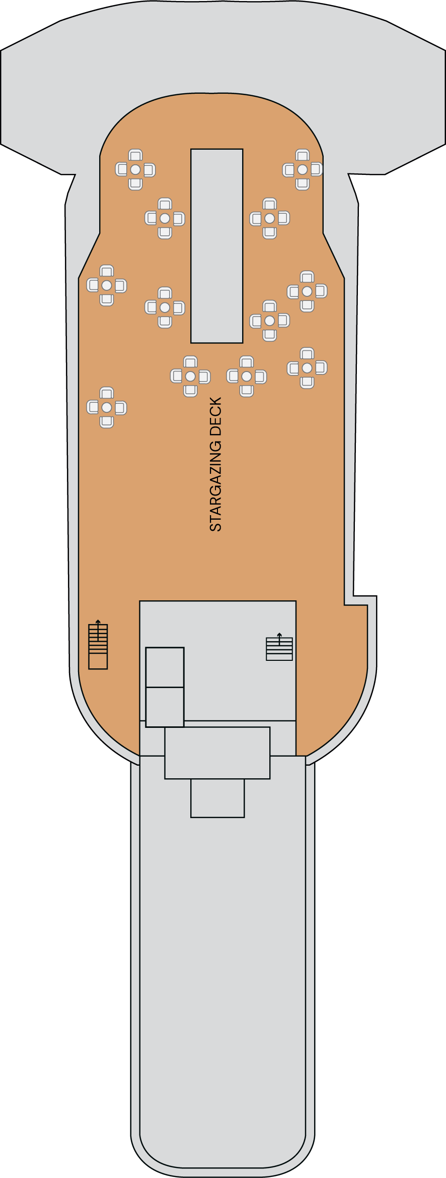 Deck 9 deck plan for SH Vega
