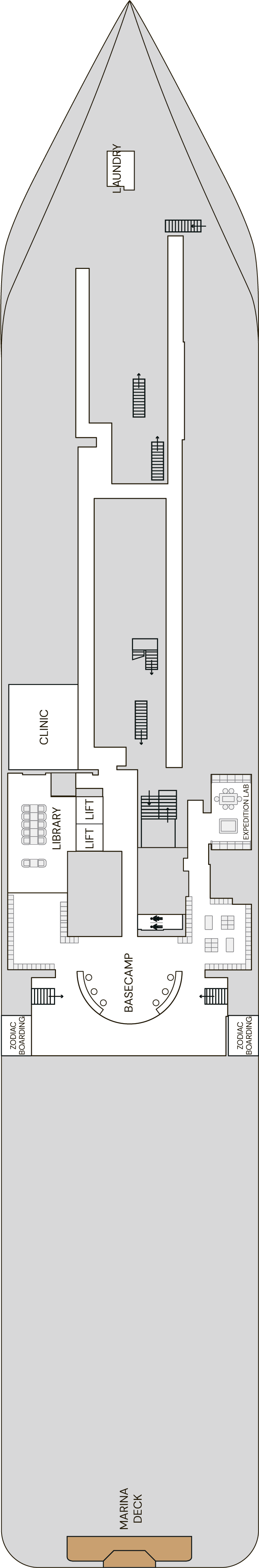 Deck 3 deck plan for SH Diana