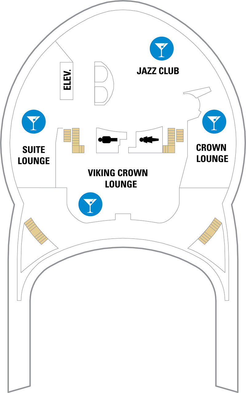 Deck 14 deck plan for Mariner of the Seas