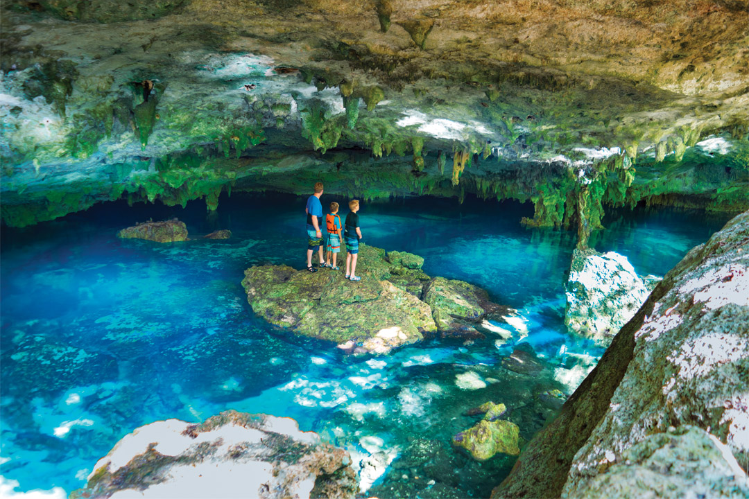  Discover natural wonders, such as underground lakes and caves, on a Southern Caribbean shore excursion. 