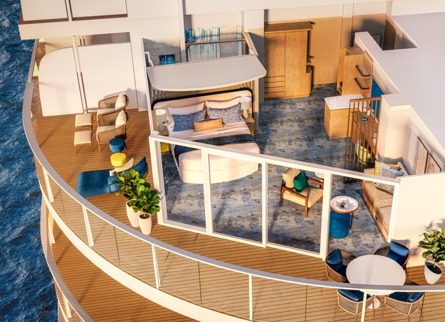 Sunset Corner Suite - Balcony