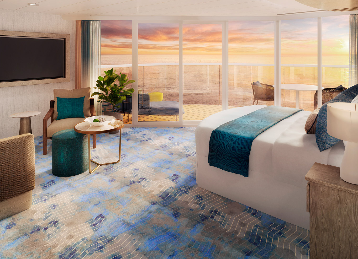 Sunset Junior Suite - Bedroom