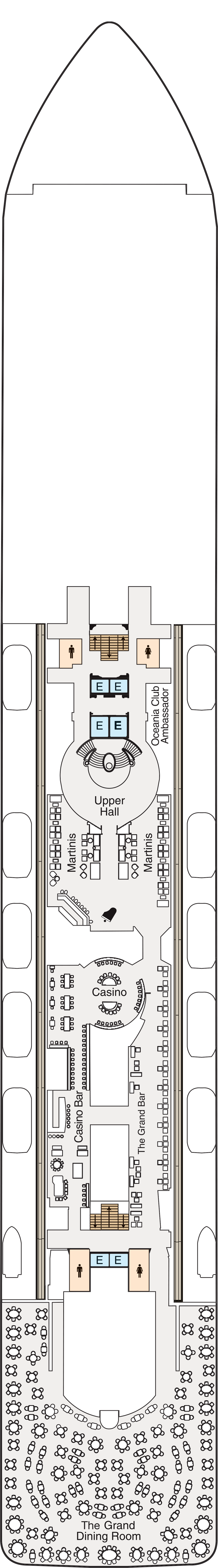 Deck 6 deck plan for Marina
