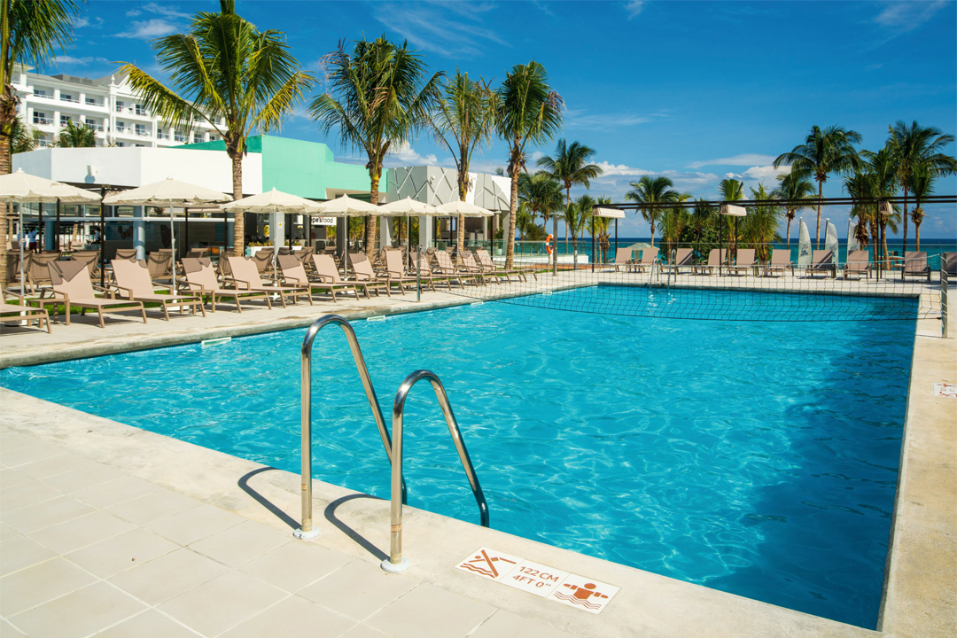 Go for a refreshing dip in one of the swimming pools at Hotel Riu Ocho Rios.