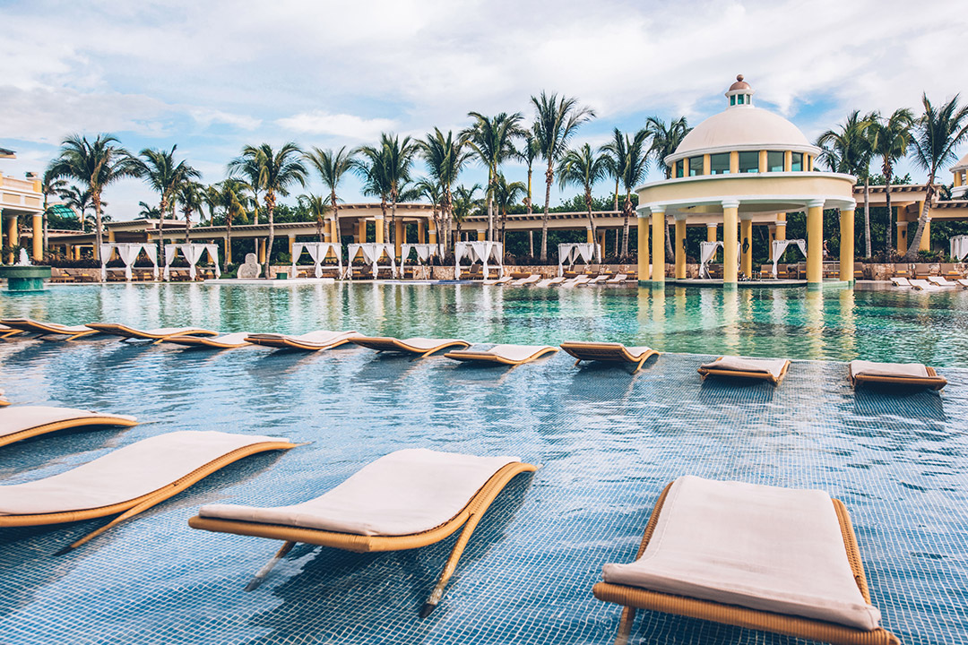 Iberostar Grand Paraiso is a luxurious resort in Riviera Maya, Mexico