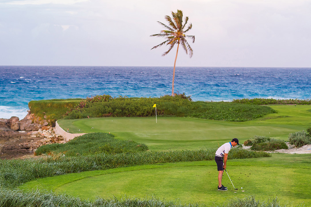Golf is included at select Sandals resorts.