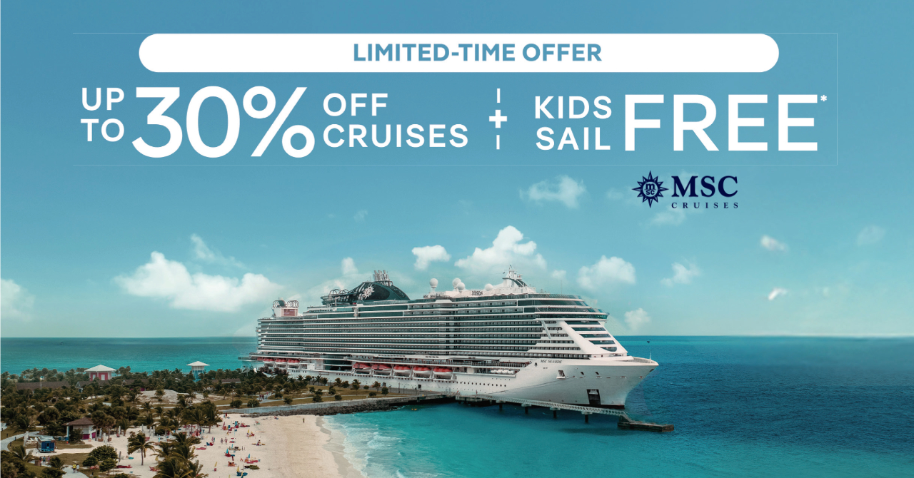 MSC's Limited Time Offer!